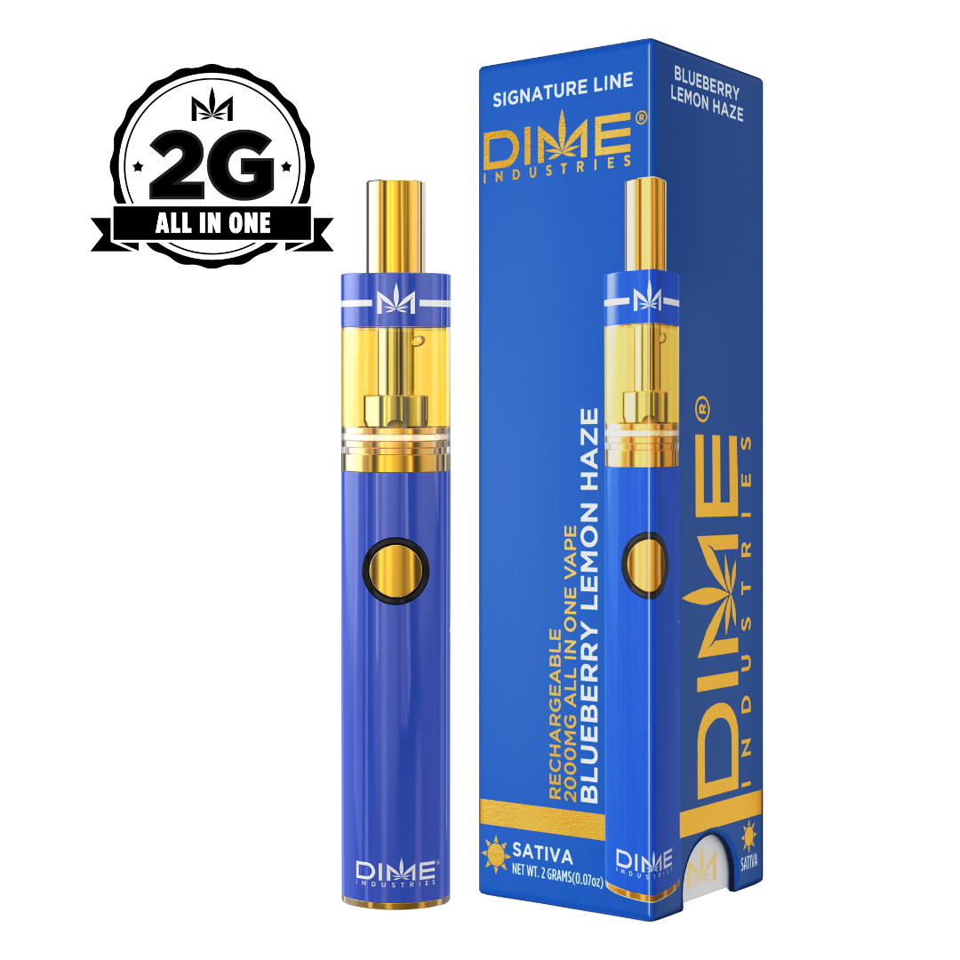 Photograph of product: DIME Signature Line | Vape | Oui'd | Blueberry Lemon Haze