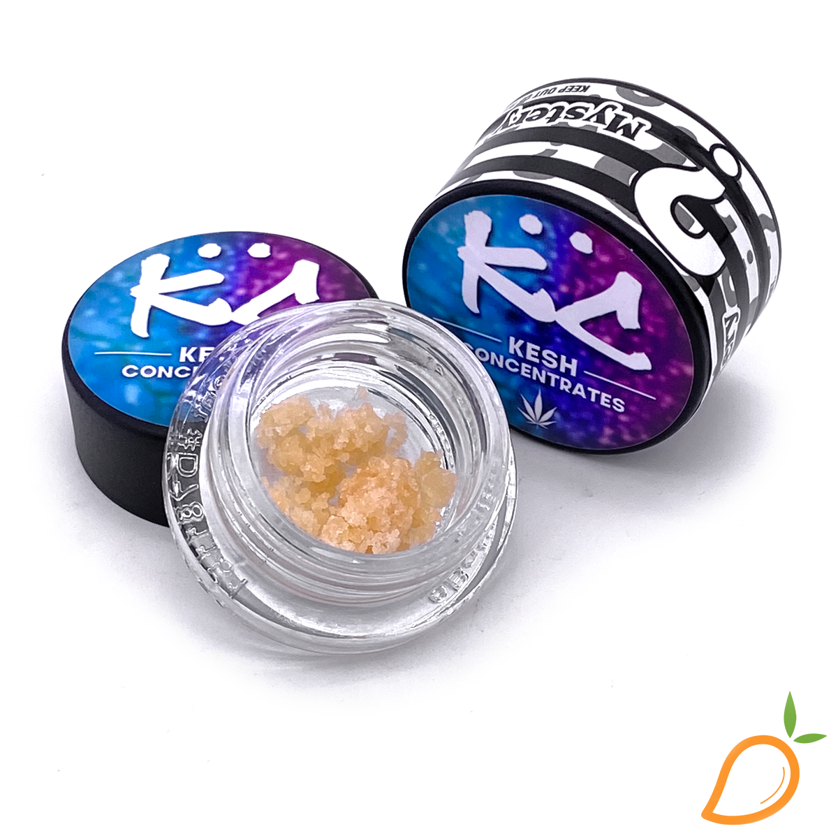 Photograph of product: 1g Lemon Meringue Pie Cured Resin Kesh Concentrates