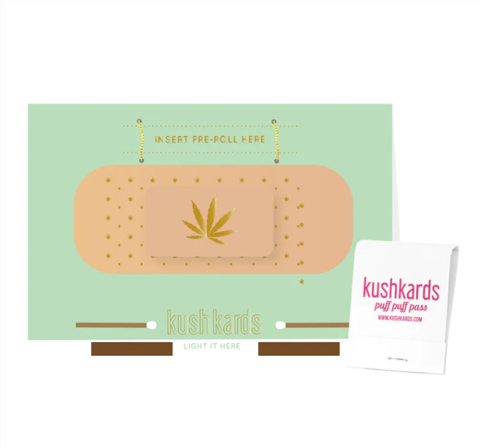 Photograph of product: Bandaid Get Well KushKard