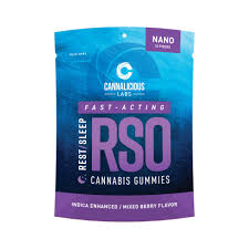 Photograph of product: Cannalicious Labs | Mixed Berry | 200mg RSO gummies (Rest)