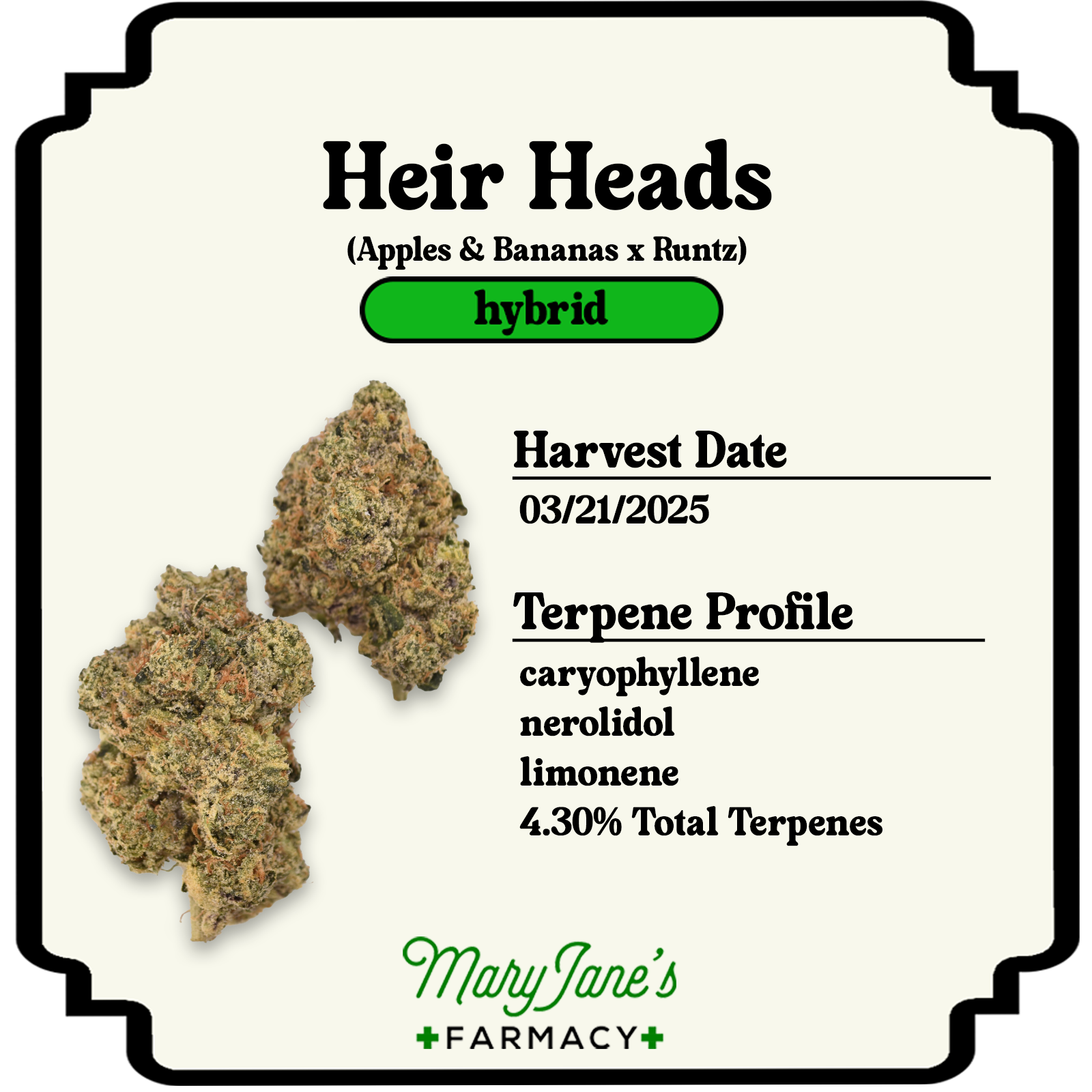 Photograph of product: Heir Heads - 28g