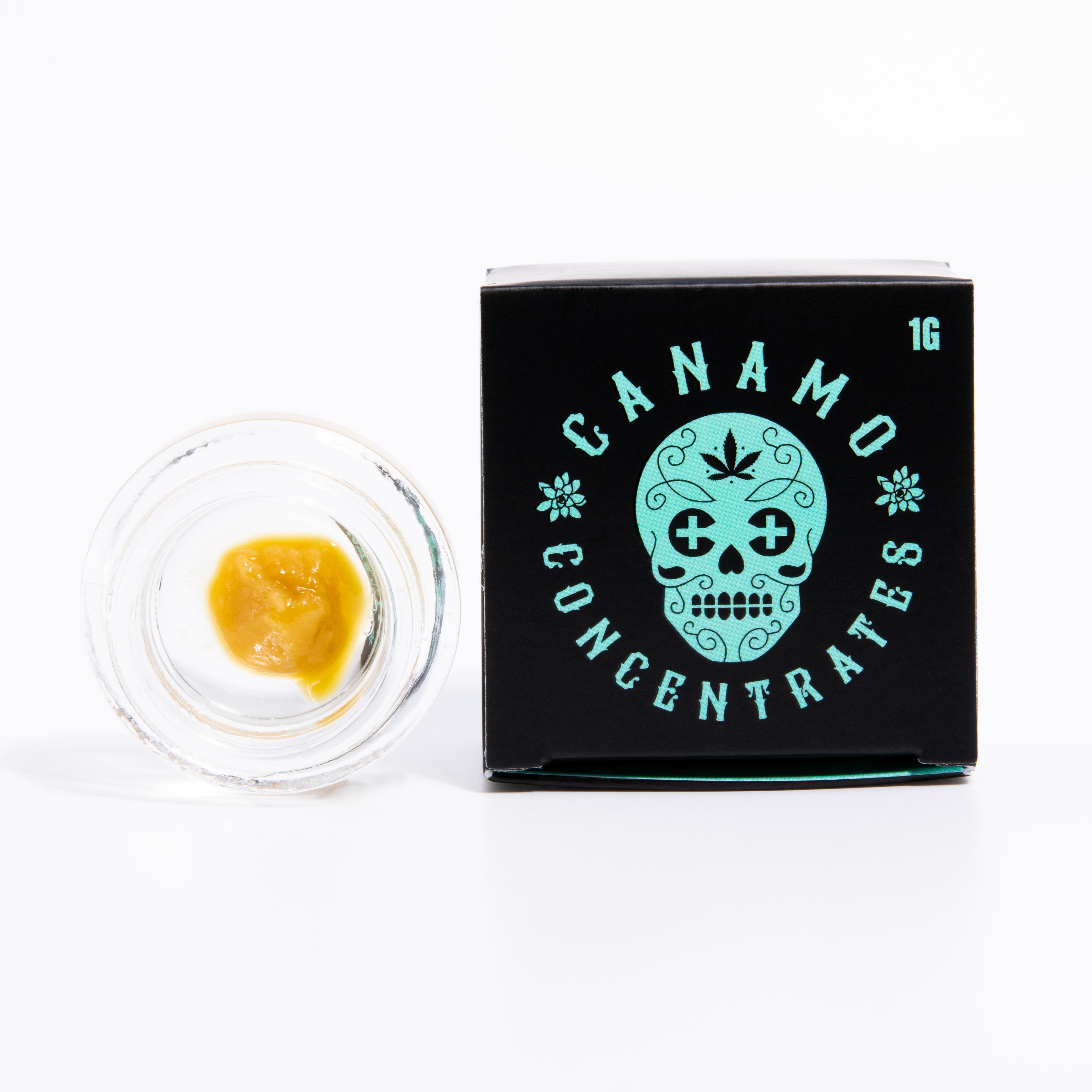 Photograph of product: 1g Live Resin Badder (Permanent Lemon)