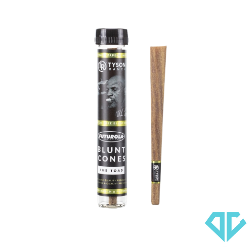 Photograph of product: Futurola Tyson Ranch "The Toad" Terpene-Infused Blunt Cones Version 2.0