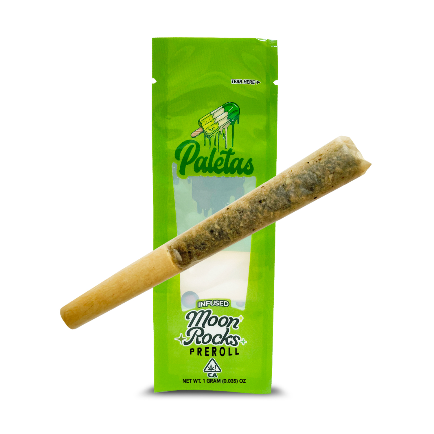 Photograph of Product: Apple Fritter Moon Rocks Infused Pre-Roll | 1g