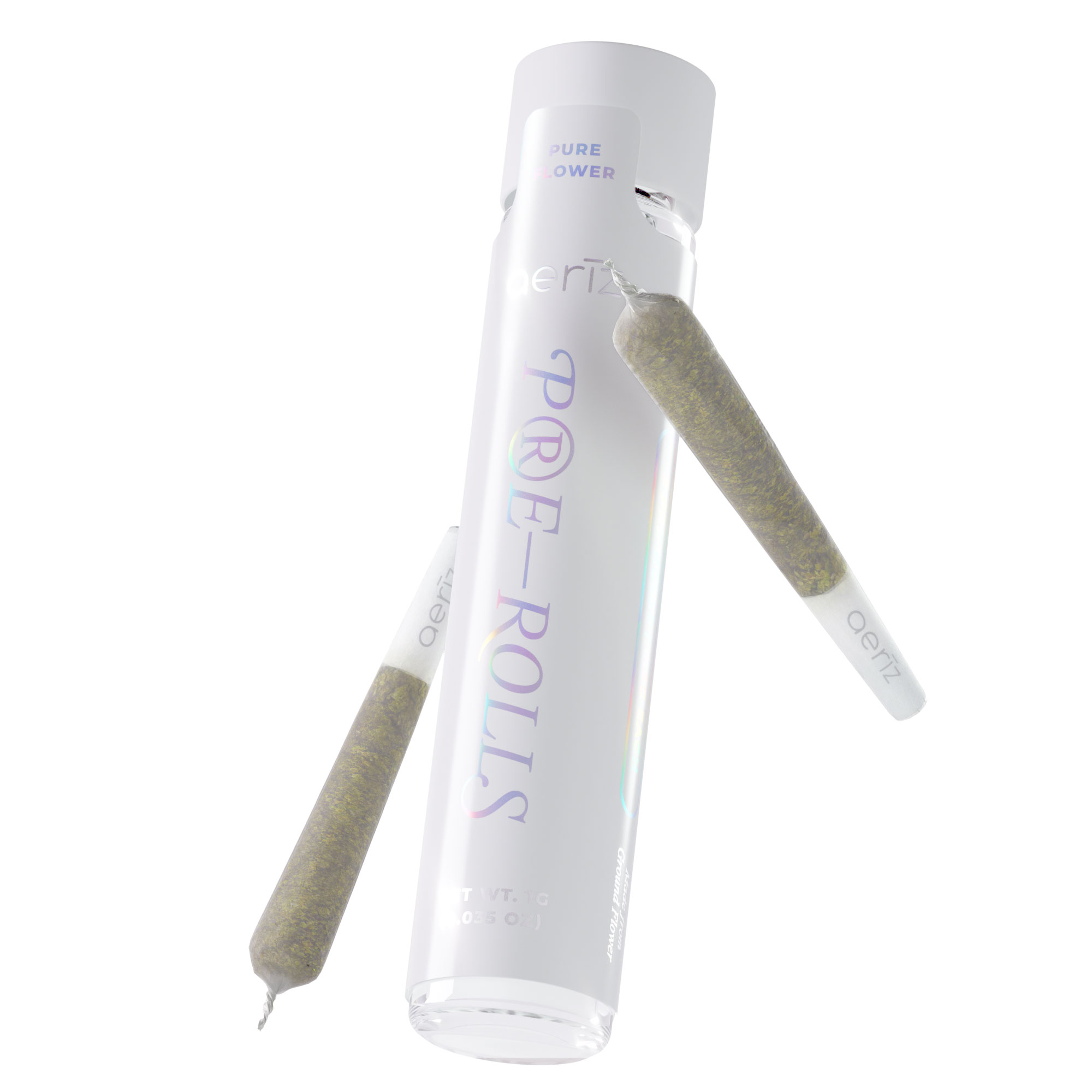 Photograph of product: Aeriz Mule Fuel .5g Preroll 2pk