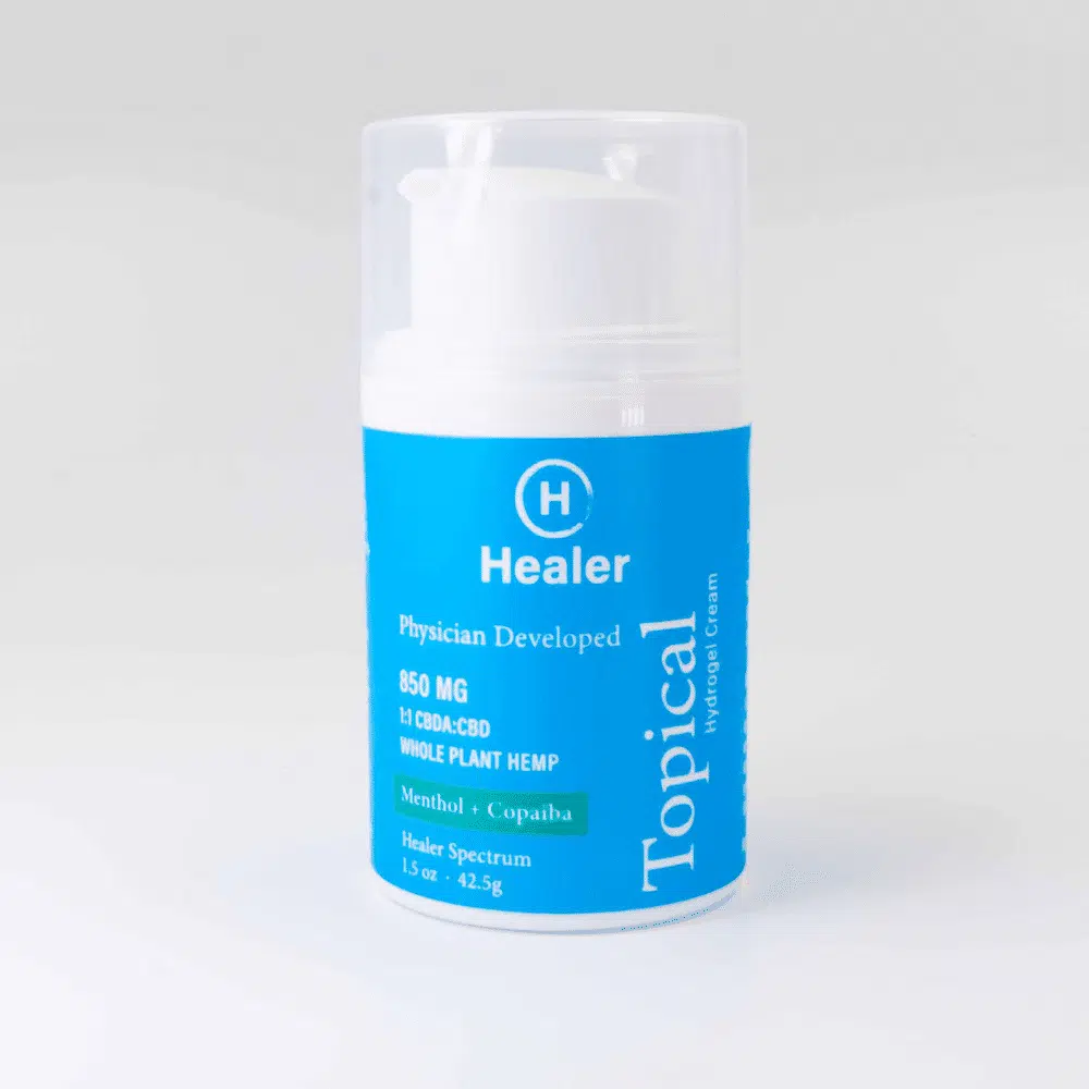 Photograph of Product: CBDA Topical Hydrogel Cream | Healer