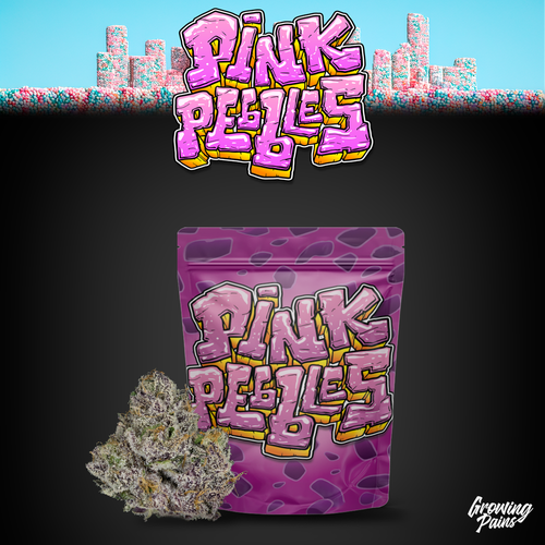 Photograph of product: Growing Pains | Pink Pebbles Pre-Pack Flower - 3.5g