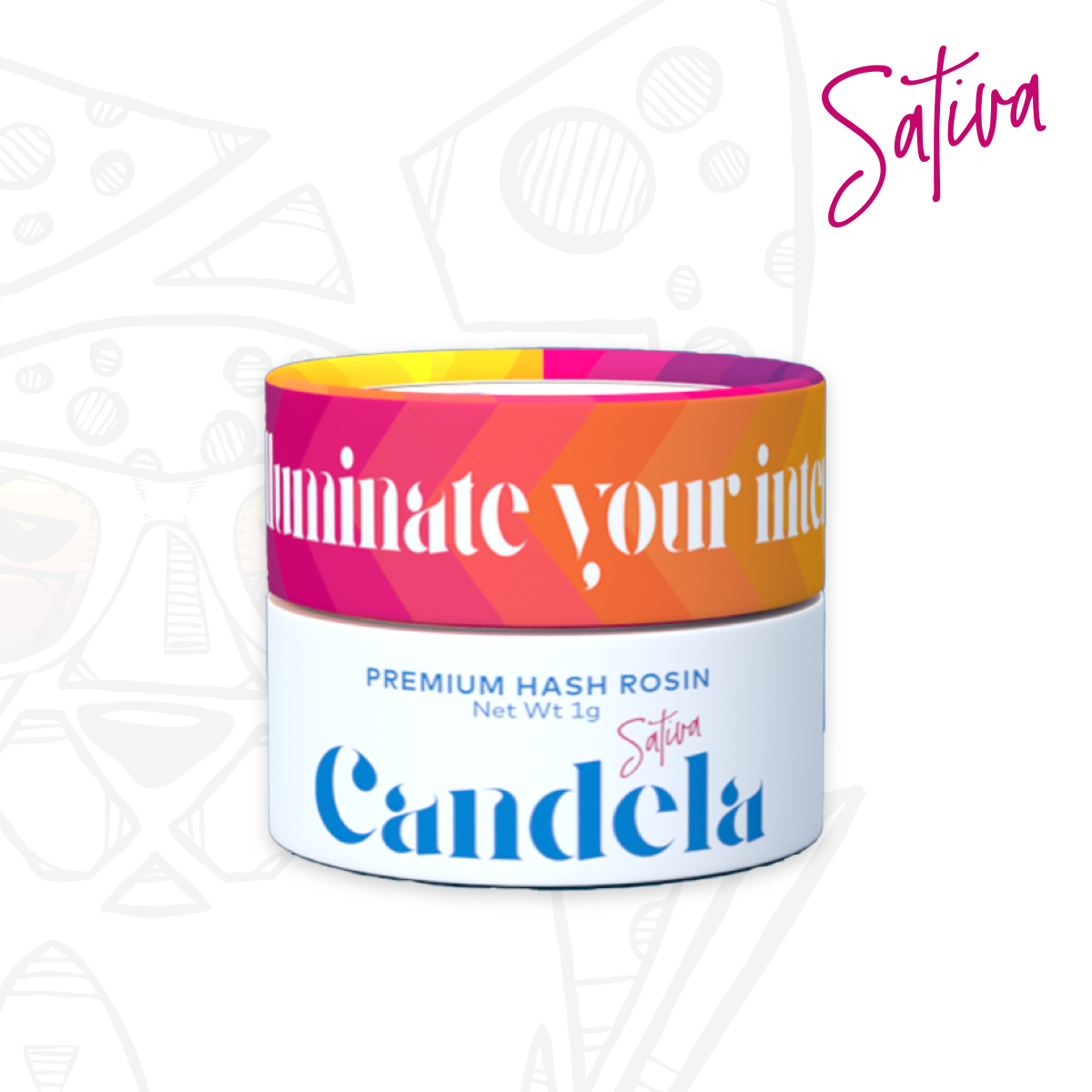 Photograph of product: Candela - Live Rosin 1g - Blockberry - Oui'd