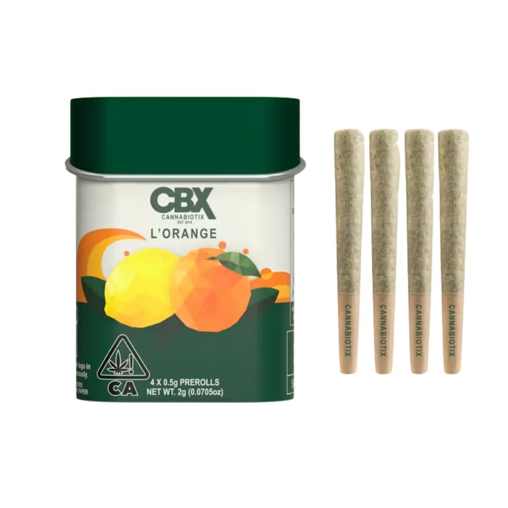 Photograph of product: Cannabiotix - L'Orange (Oui'd) 4pk Preroll