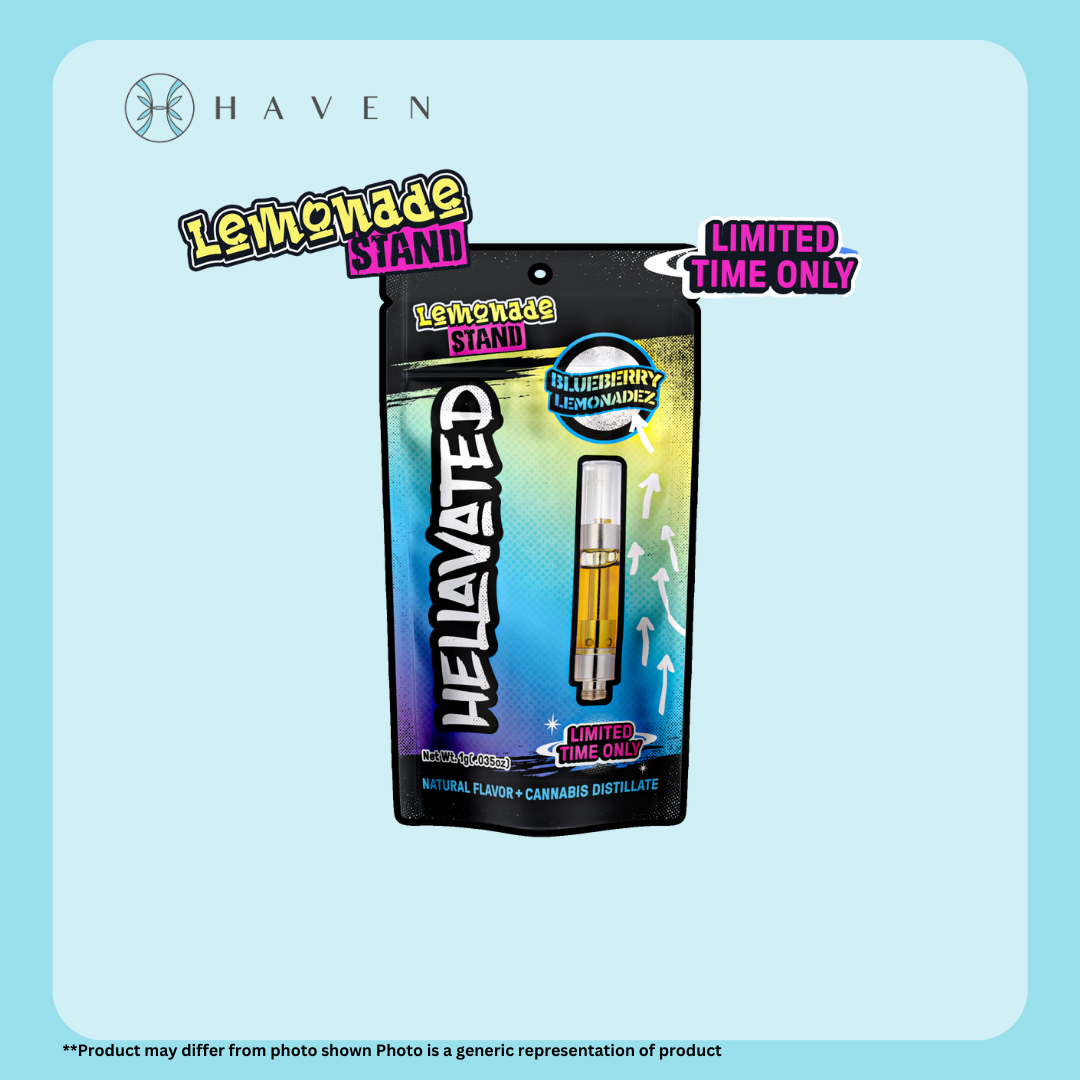 Photograph of product: 1g Blueberry Lemonadez (Distillate Cart) | Hellavated