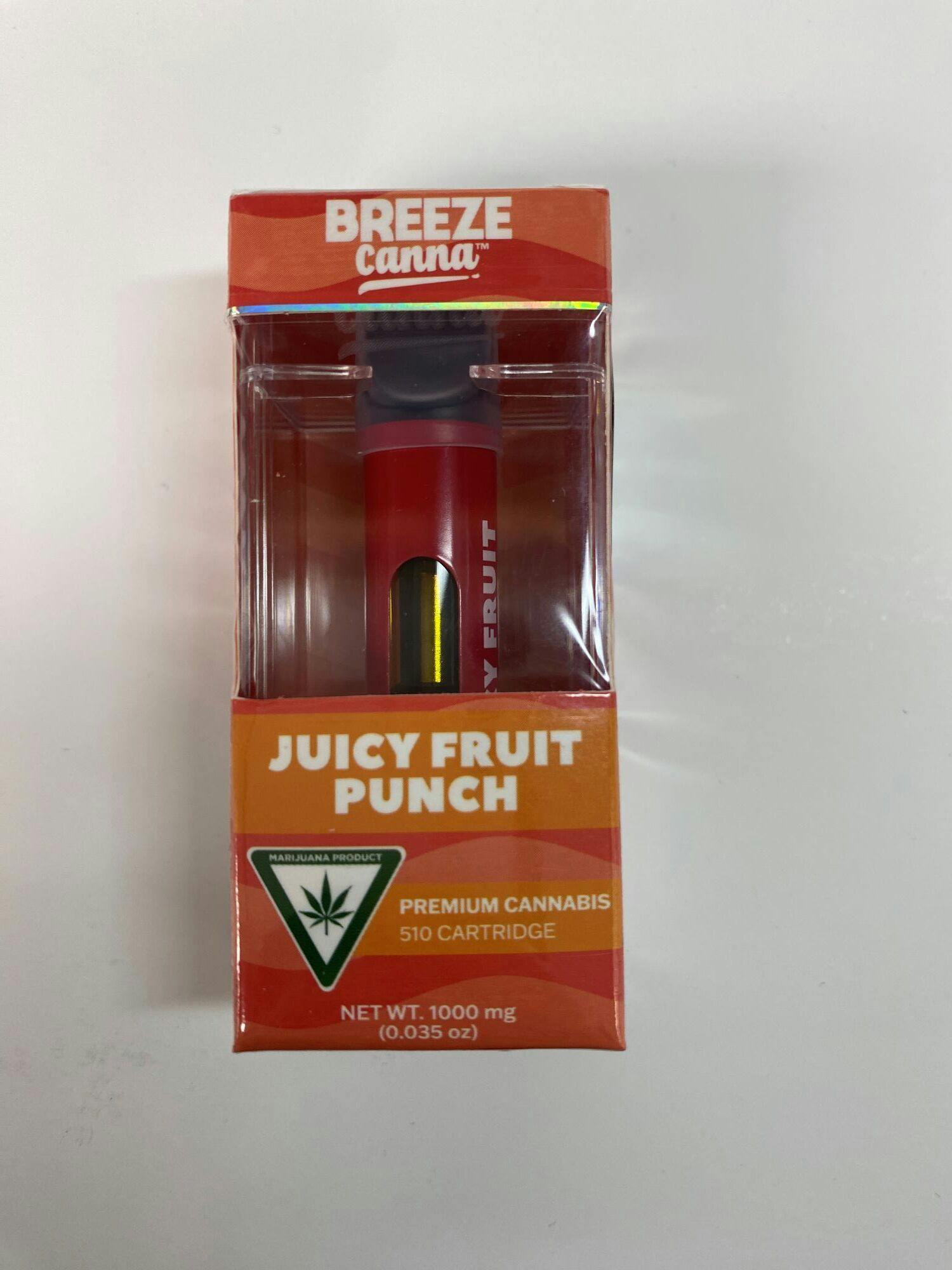 Photograph of product: Breeze Canna | Juicy Fruit Punch Refill |
