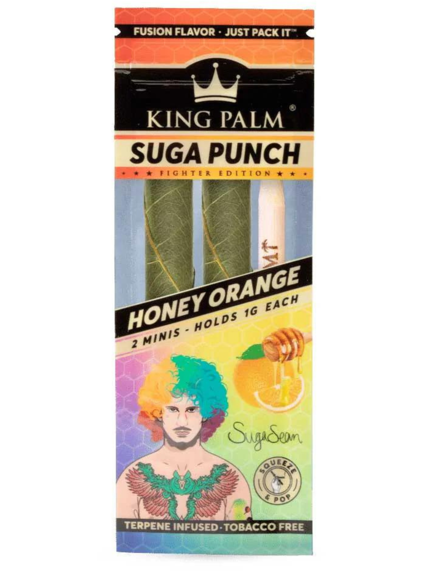 Photograph of product: King Palm - Suga Punch - 2pk Mini Cones