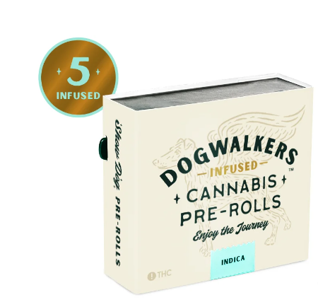 Photograph of product: Pre-Roll Infused Black Afghan [5pk] | 2.25g