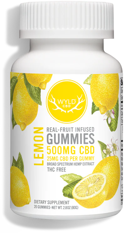 Photograph of product: Wyld CBD Lemon Gummies 250mg CBD