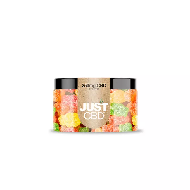Photograph of product: Just CBD | Sour Bears | Gummies | 250mg