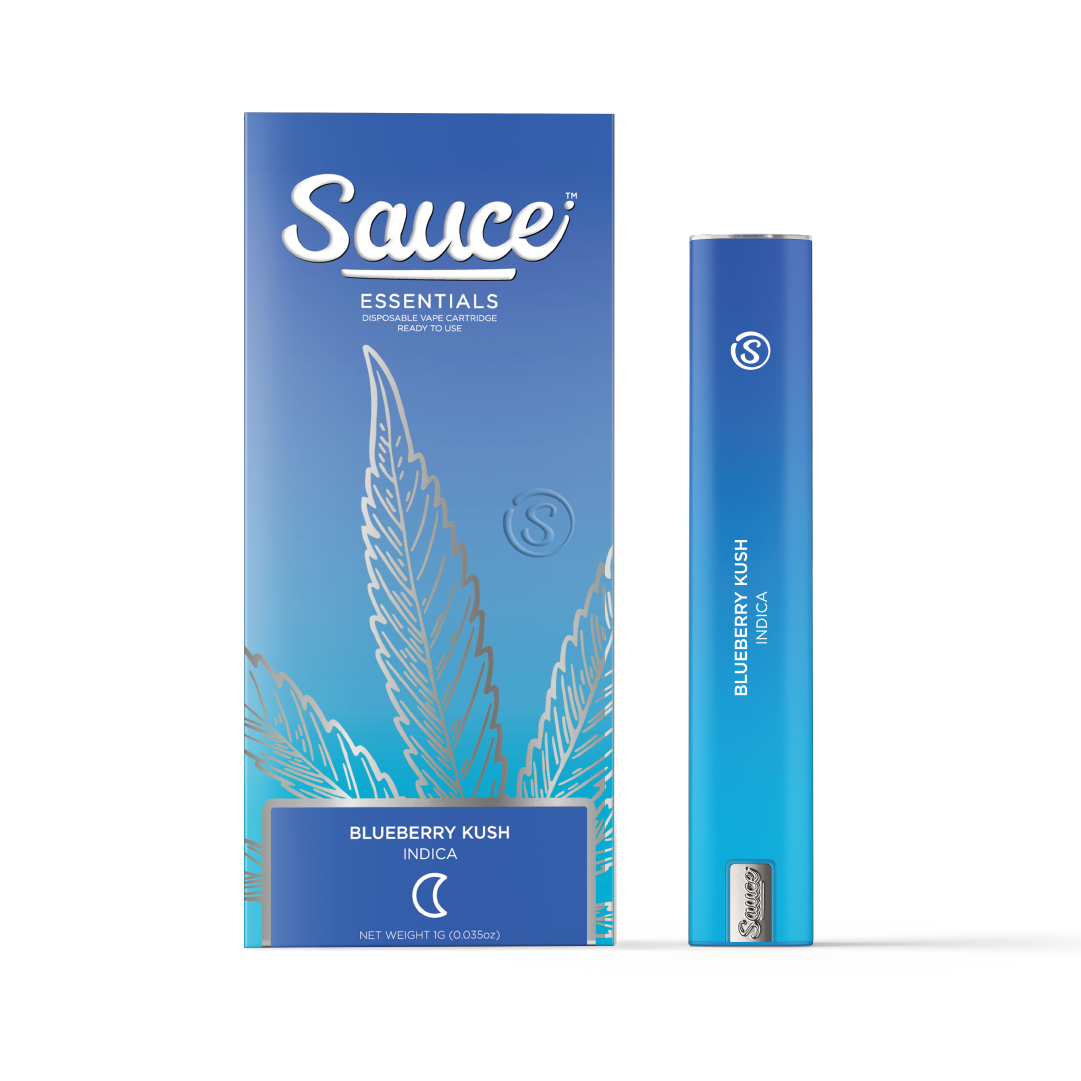 Photograph of product: SAUCE BARS - DISPOSABLE LIVE RESIN - 1.25G - Oui'd - BLUEBERRY KUSH