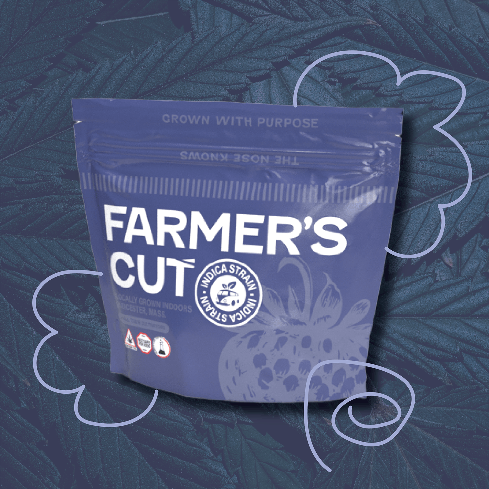 Photograph of product: Farmer's Cut | 3.5g Flower | Strawberry Bubble Yum