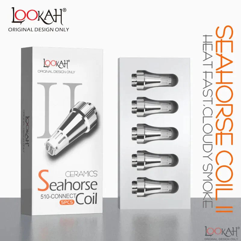 Photograph of product: Lookah Seahorse Ceramic Coil Replacement - 5 Pack