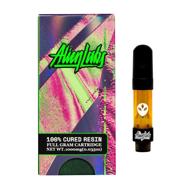 Photograph of product: Lemon Fuel OG Cured Resin Cart 1g - 
