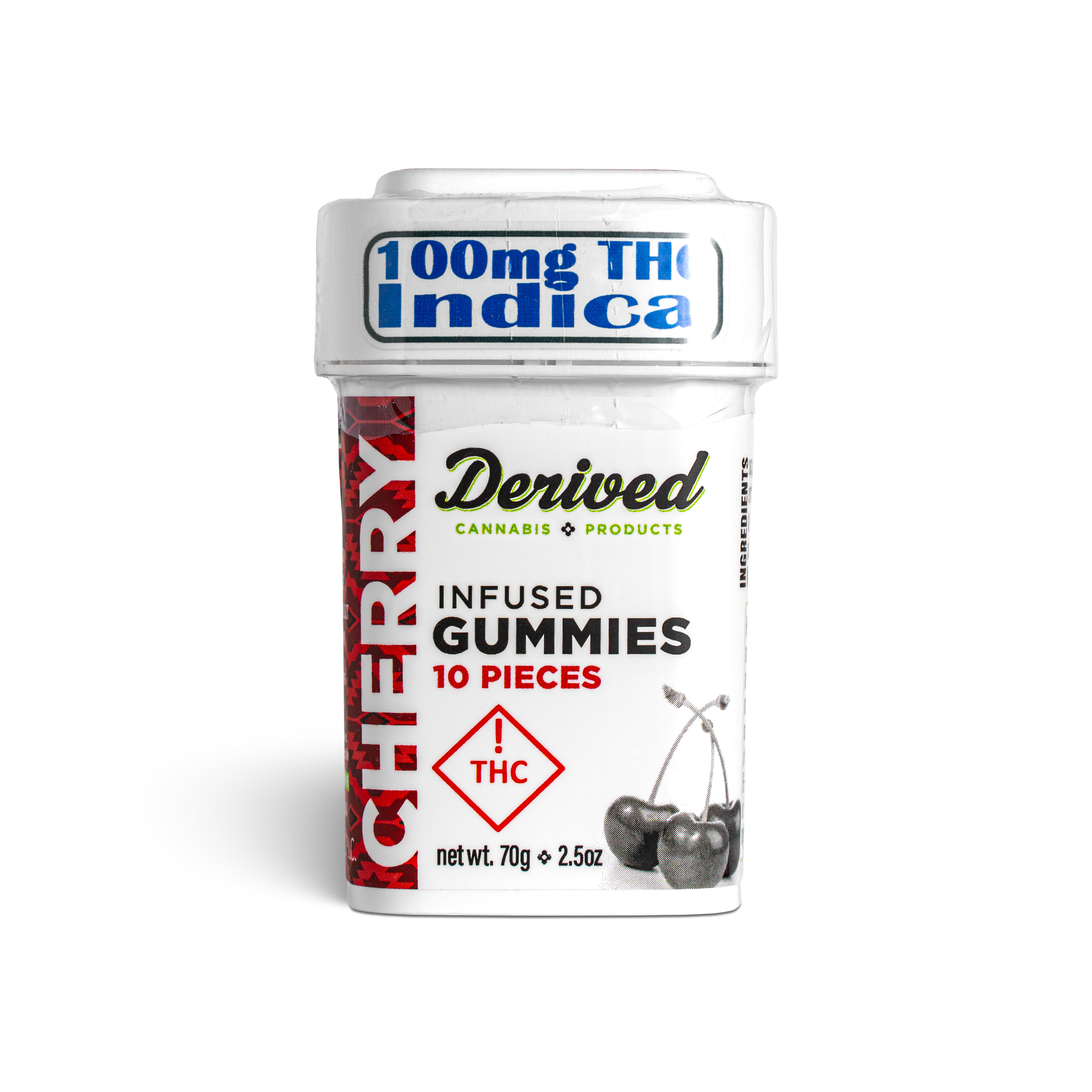 Photograph of product: Cherry Gummies (I) - 100mg