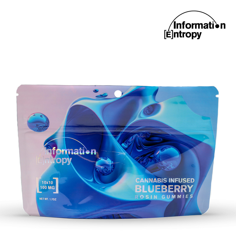 Photograph of Product: Information Entropy Blueberry Rosin Gummies 100mg