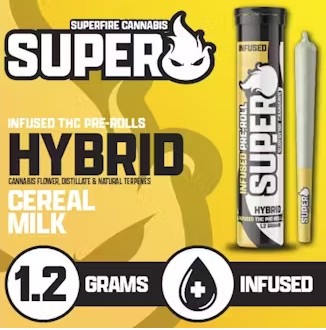 Photograph of product: SuperFire | Cereal Milk | Infused Pre-roll