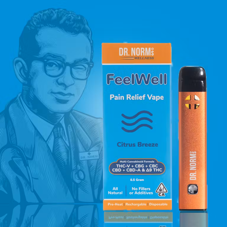Photograph of product: Citrus Breeze [H] FeelWell Pain Relief All-In-One I Dr. Norm's