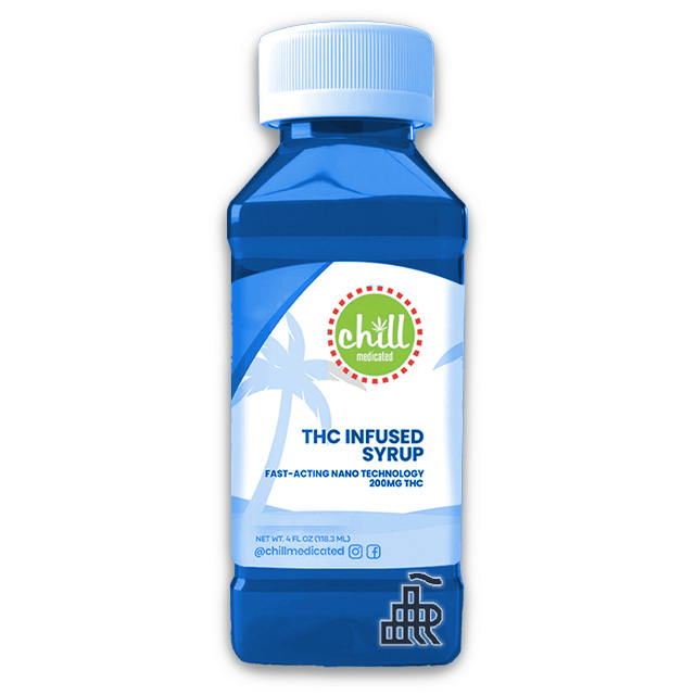 Photograph of product: Blue Razz | Sugar Free | Syrup | 200mg