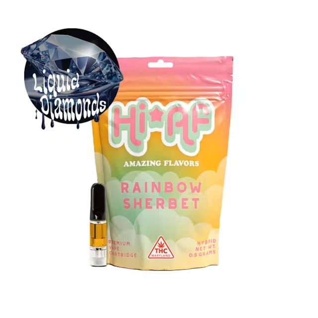 Photograph of product: Hi*AF | Cartridge | Rainbow Sherbert | 0.5g