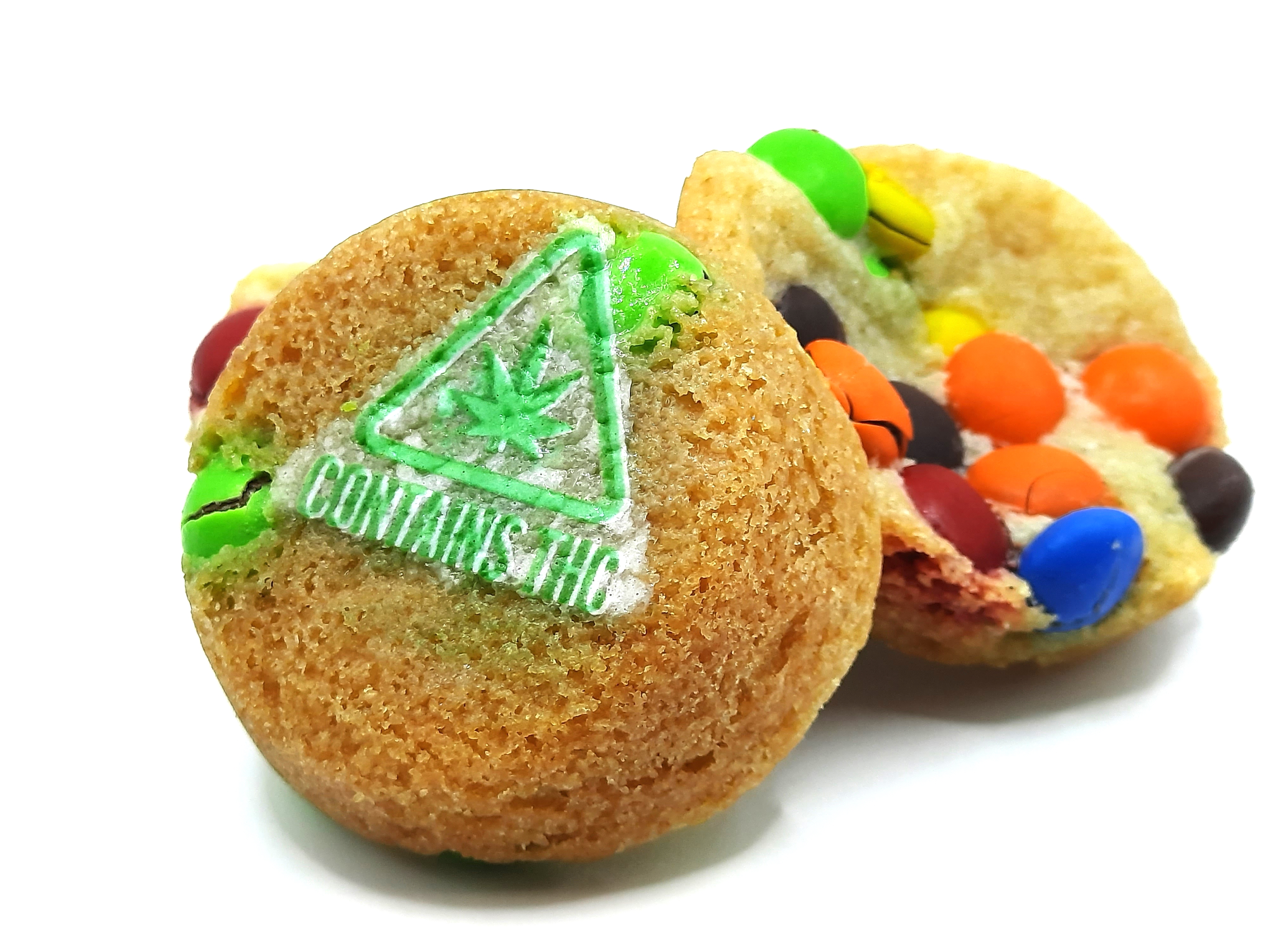 Photograph of product: Cookie | Rainbow Chip | 5pk | 50mg