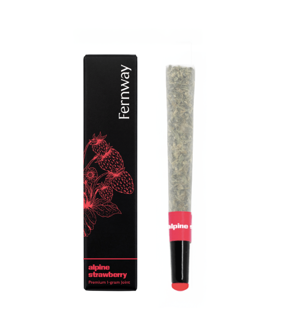 Photograph of product: Alphine Strawberry 1g Pre-roll