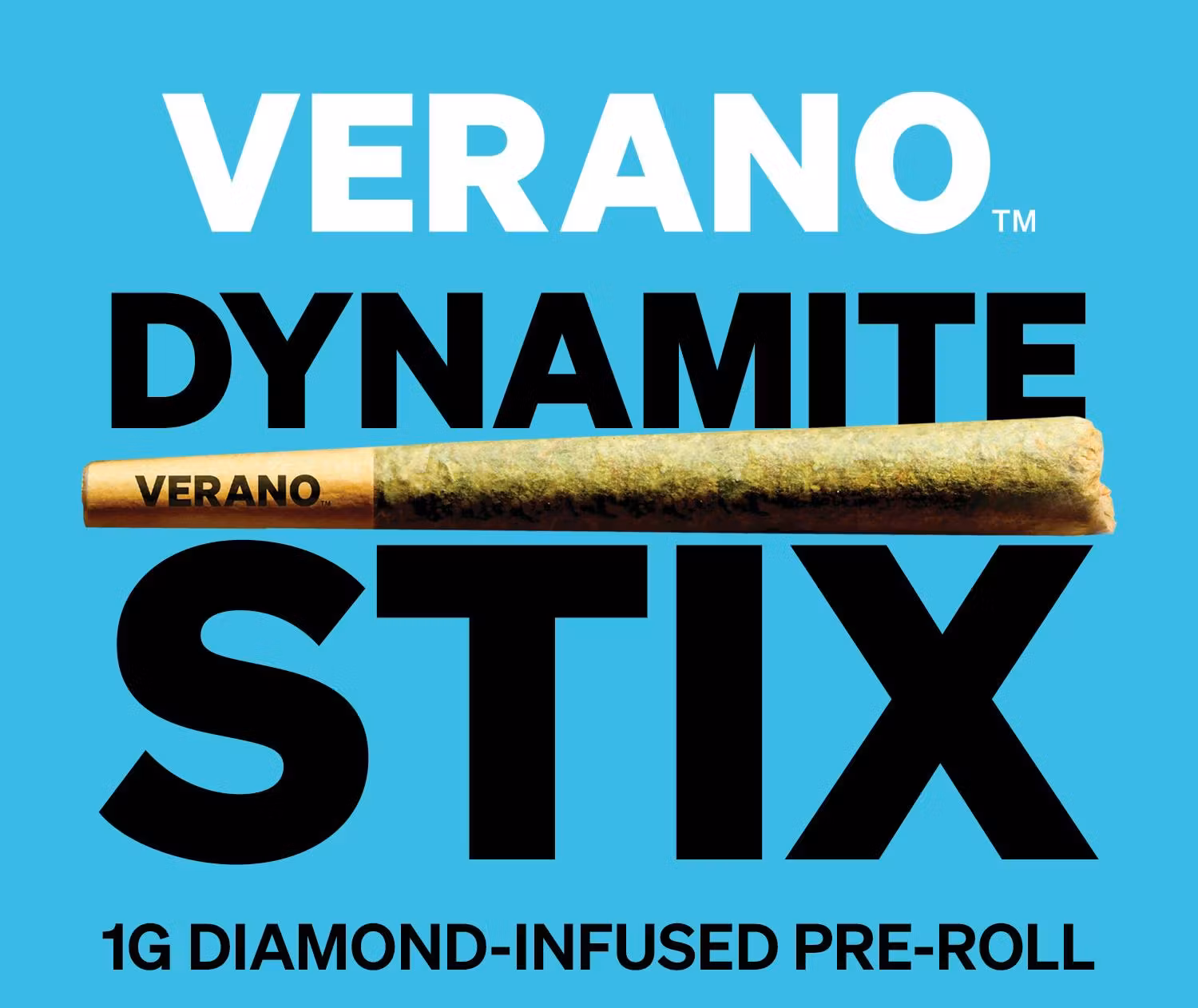 Photograph of product: Yum Yum | 1g Dynamite Stix Pre-Roll | Verano