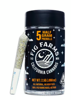 Photograph of product: Fig Farms - Prerolls - Donut Shop - 5pack