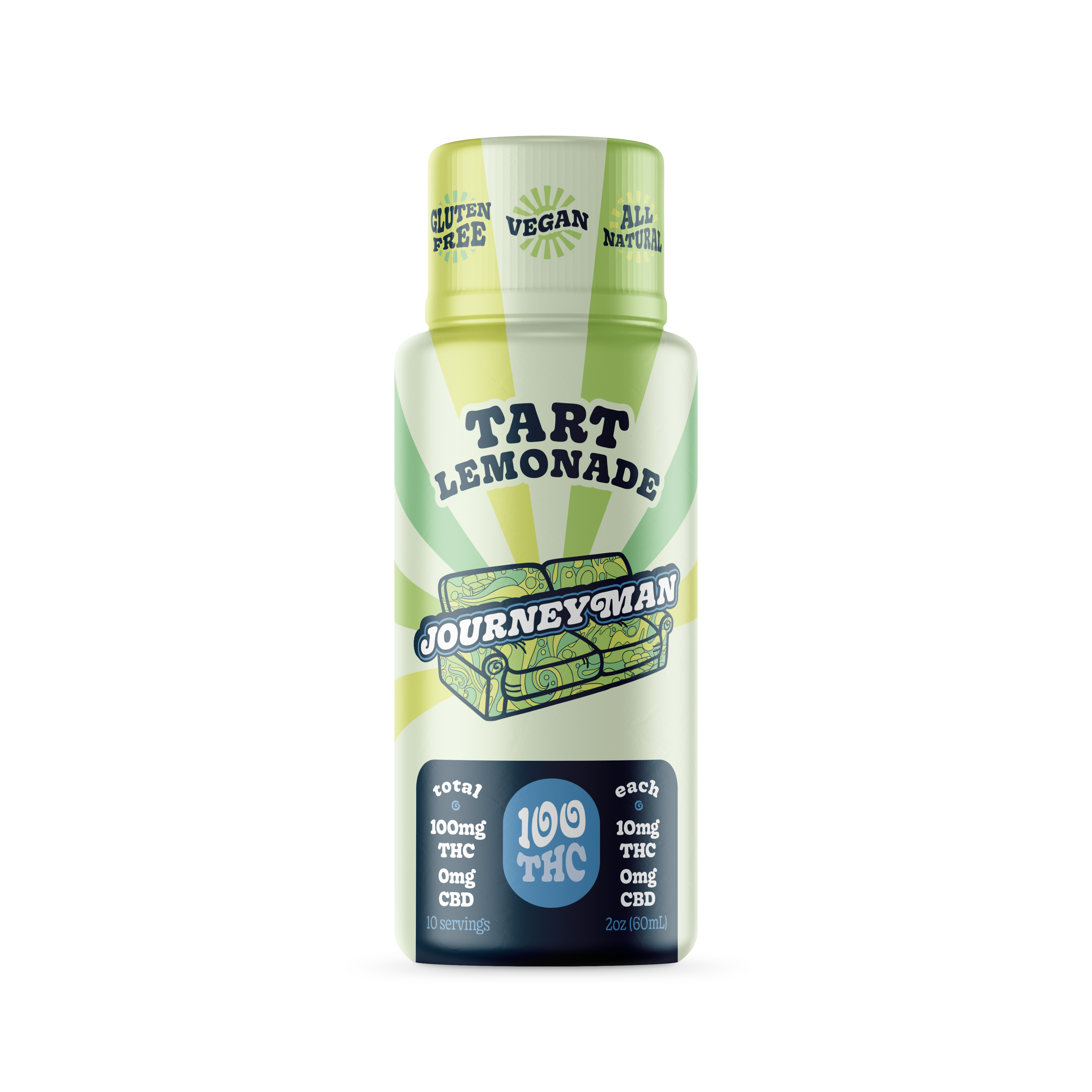 Photograph of product: Tart Lemonade 2oz Drink (100mg)