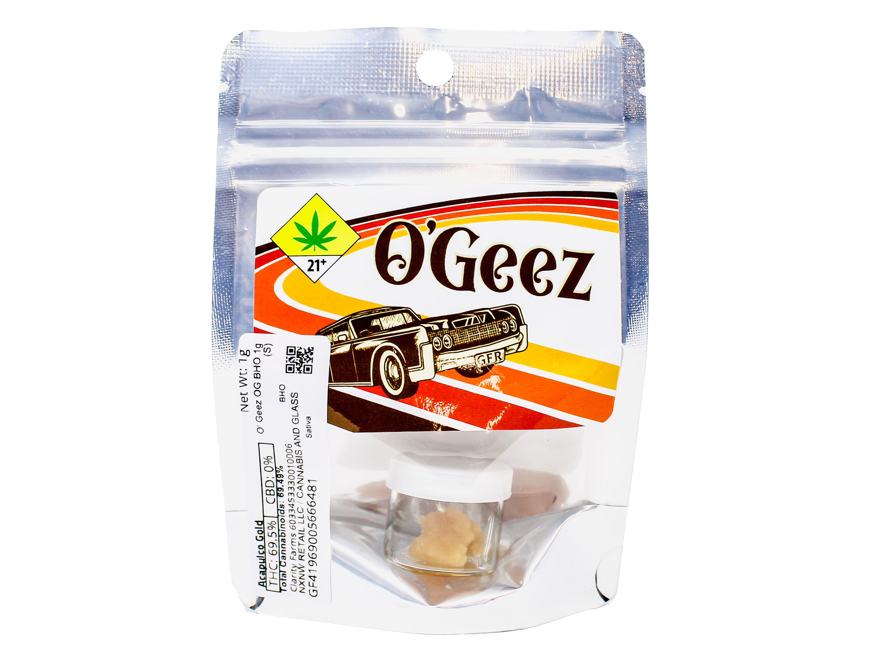 Photograph of product: COW Acapulco Gold BHO Concentrate 47273