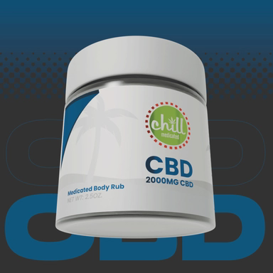Photograph of product: Chill Medicated - CBD Body Rub - 2000mg CBD