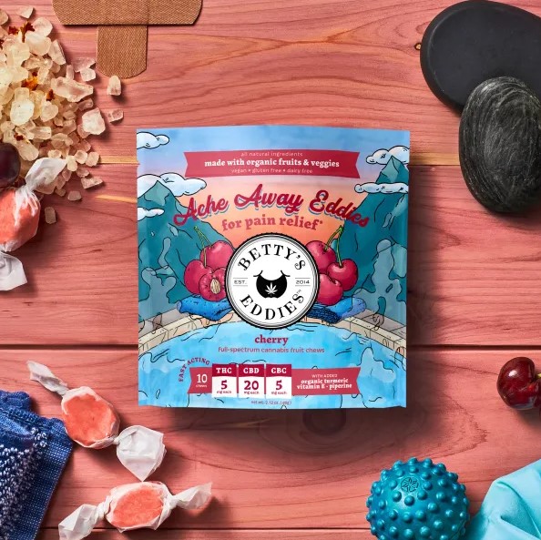 Photograph of product: 1:4:1 Cherry Fruit Chews | 10pk