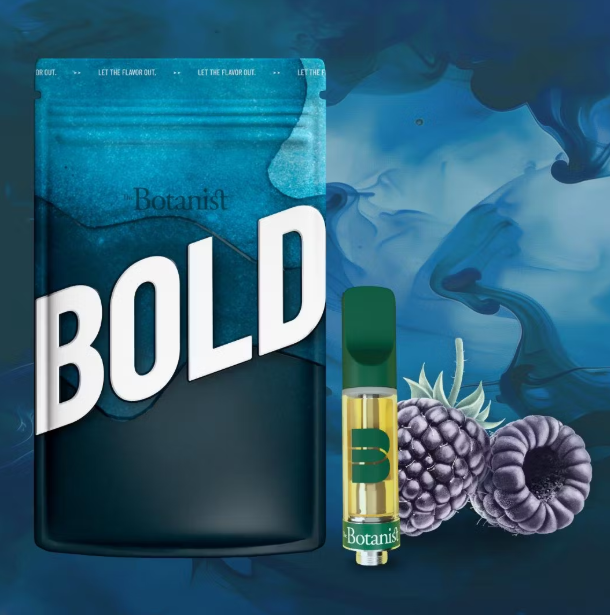 Photograph of product: The Botanist Bold Blue Razzberry Cart 1G