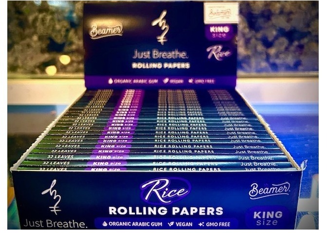 Photograph of product: Just Breathe. Rolling Papers | King Size | 32 Leaves
