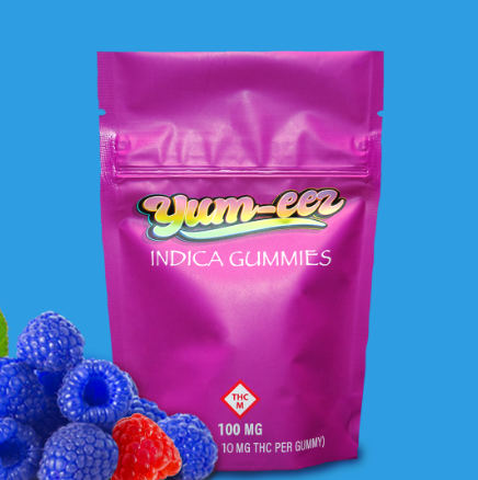 Photograph of product: Sour Blue Raspberry |  100mg Gummies