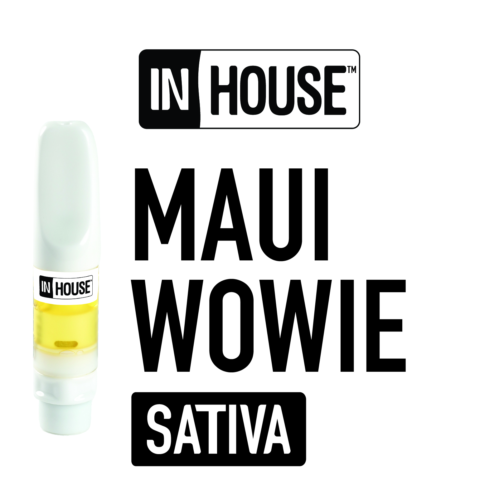 Photograph of product: In House I Vape Cart I Maui Wowie
