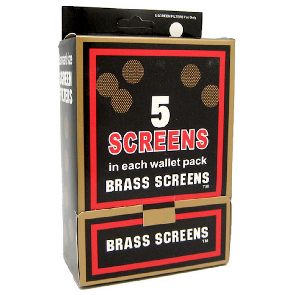 Photograph of product: 5pk Metal Pipe Screens - Brass