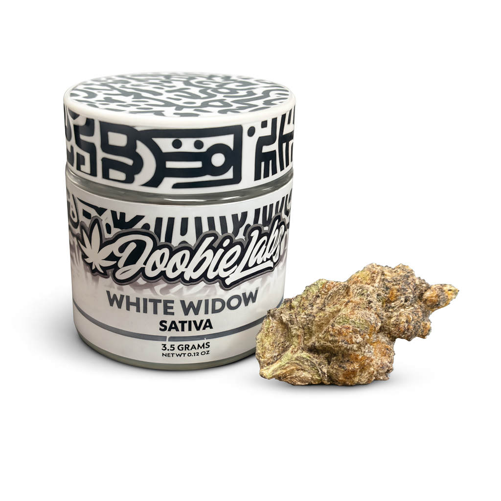 Photograph of product: Doobie Labs | White Widow | Whole Flower - 3.5g