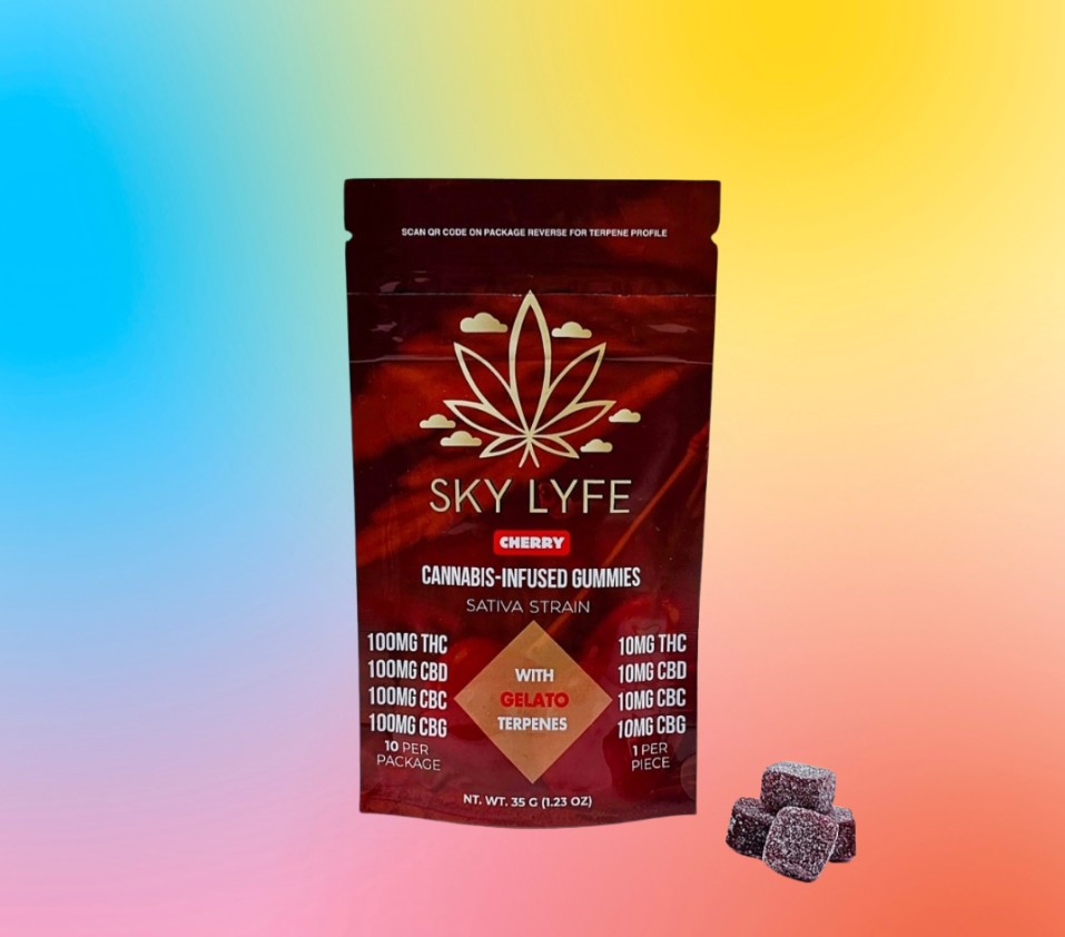 Photograph of product: Cherry | Gummies | 10pk | 100mg