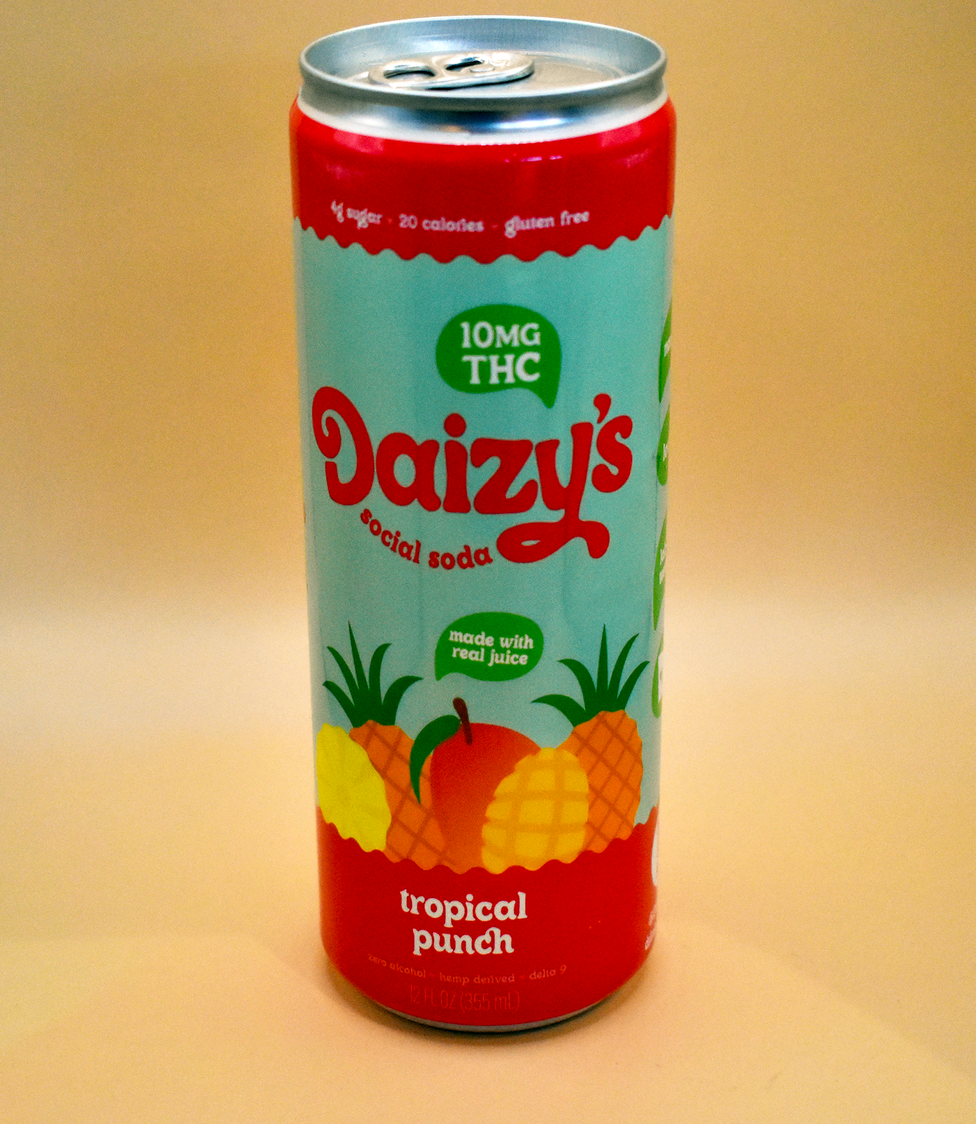 Photograph of Product: Daizy's Tropical Punch Beverage 10mg THC