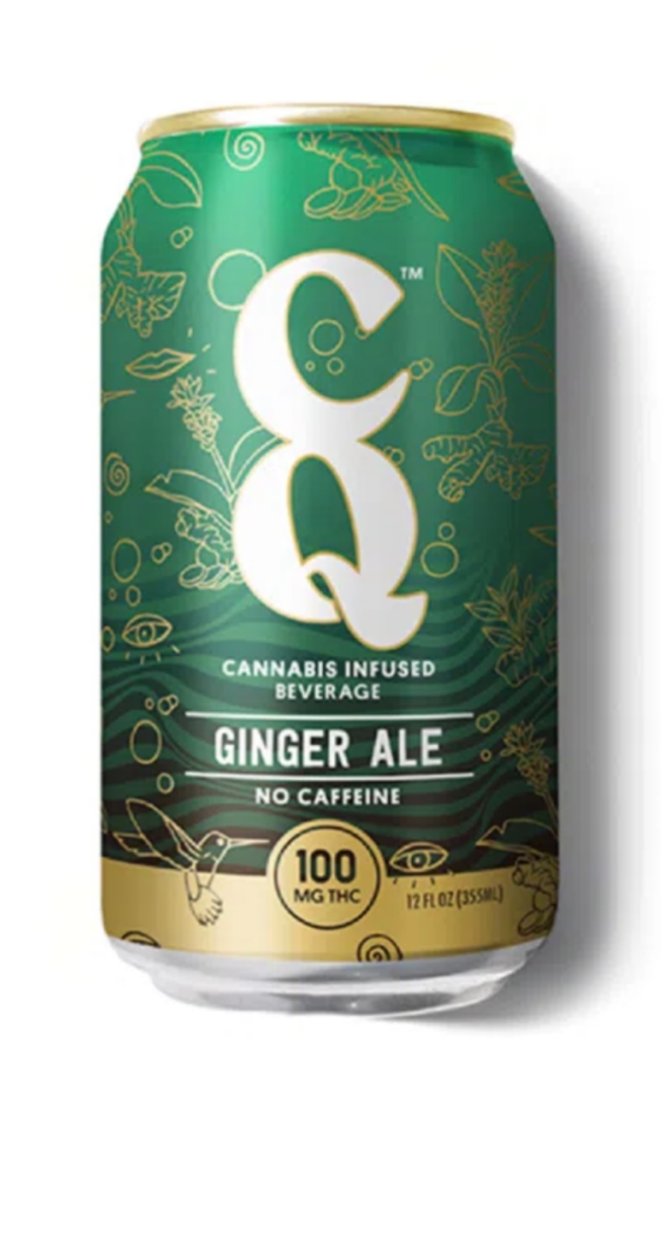 Photograph of product: CQ: Ginger Ale Soda 100MG
