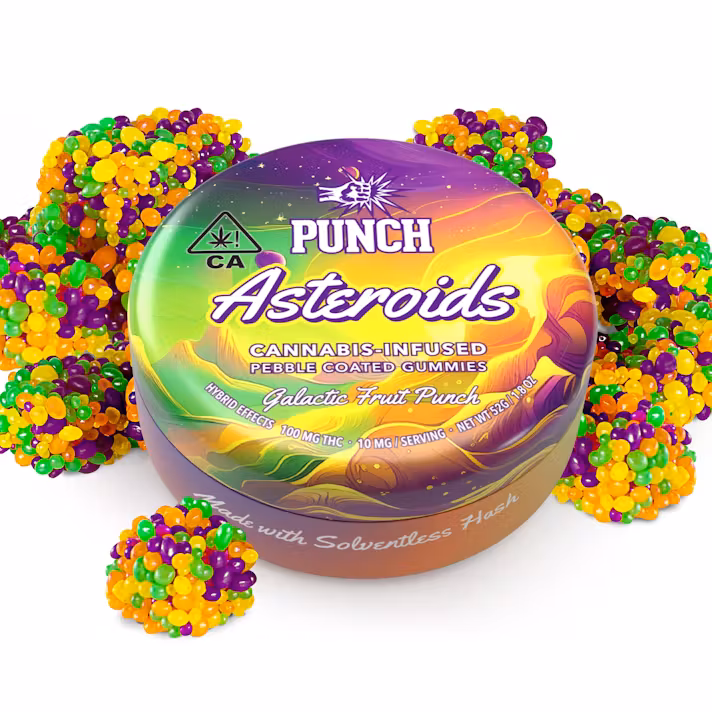 Photograph of product: GALACTIC FRUIT PUNCH ASTEROIDS 100MG
