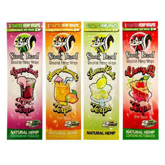 Photograph of product: SKUNK HEMP WRAPS MANGO SMOOTHIE