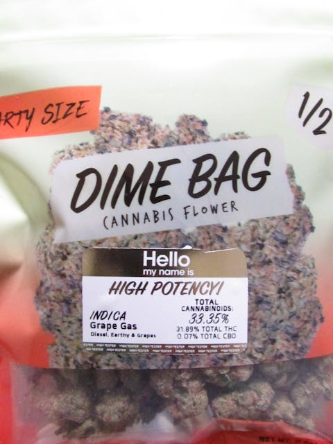 Photograph of product: Dime Bag 14g Grape Gas - Grape Gas 14g
