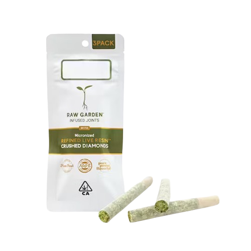 Photograph of product: COSMIC COOKIES | CRUSHED DIAMOND INFUSED PREROLL 3PK | 0.6G